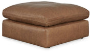 Emilia Caramel 3-Piece Sectional and 2 Ottomans - 30901U2