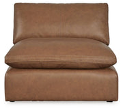 Emilia Caramel 3-Piece Sectional and 2 Ottomans - 30901U2