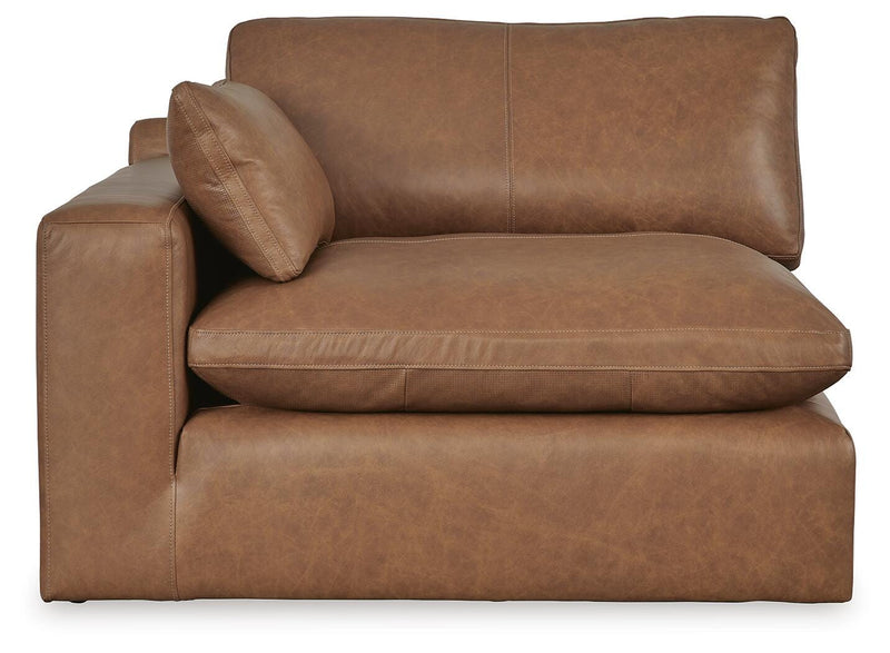 Emilia Caramel 3-Piece Sectional and 2 Ottomans - 30901U2