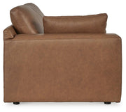 Emilia Caramel 3-Piece Sectional Sofa, 2-Piece Sectional Loveseat and Ottoman - 30901U3