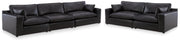 Emilia Sofa and Loveseat in Black - PKG024682