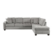 Emilio Taupe Reversible Sectional - Gate FurnitureSectional