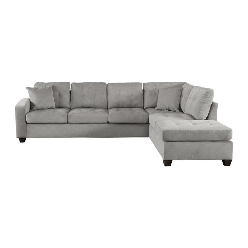 Emilio Taupe Reversible Sectional - Gate FurnitureSectional