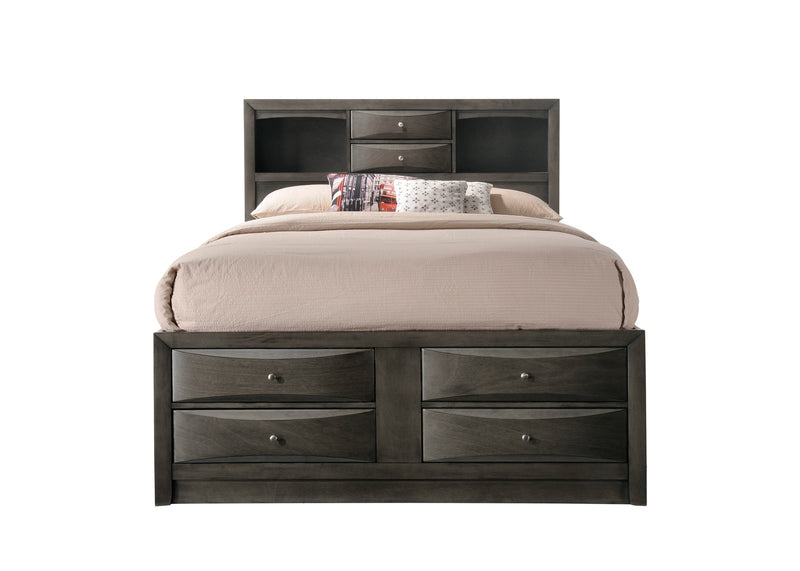 Emily Gray Storage Platform Bedroom Set - Gate FurnitureBedroom Set