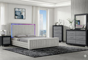 Elias/Emma Regular Fb Black King Bed Group - ELIAS/EMMA-REG-BLACK-KBG