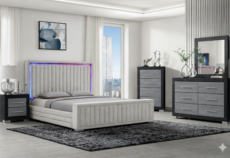 Elias/Emma Regular Fb Black Queen Bed Group - ELIAS/EMMA-REG-BLACK-QBG