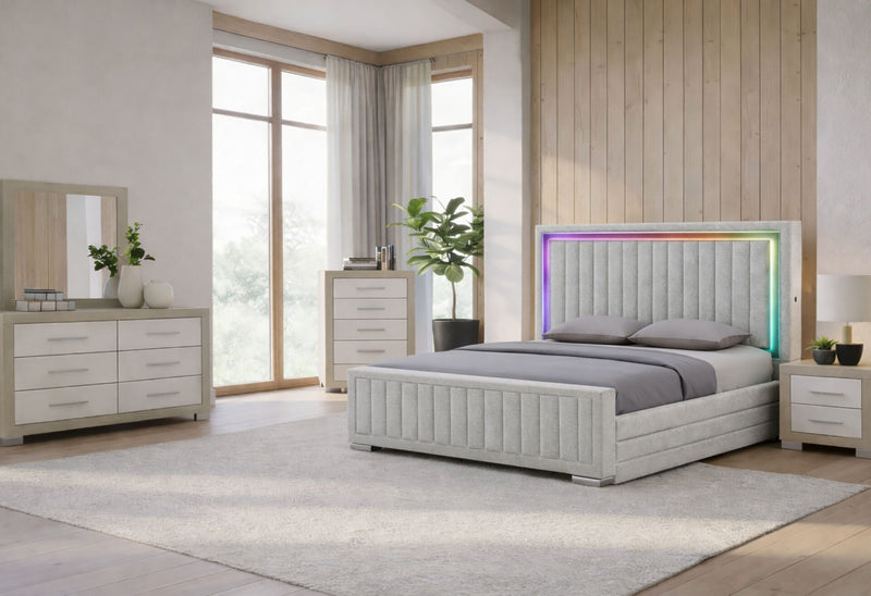 Elias/Emma Regular Fb Natural Queen Bed Group - ELIAS/EMMA-REG-NATURAL-QBG