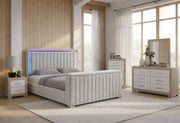 Elias/Emma Tv Fb Natural King Bed Group - ELIAS/EMMA-TV-NATURAL-KBG