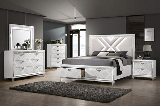 Emmeline White Mirror - FOA7147WH-M