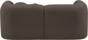 Emory 66" Boucle Fabric Upholstered Loveseat in Brown - 139Brown-L
