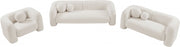 Emory 66" Boucle Fabric Upholstered Loveseat in Cream - 139Cream-L