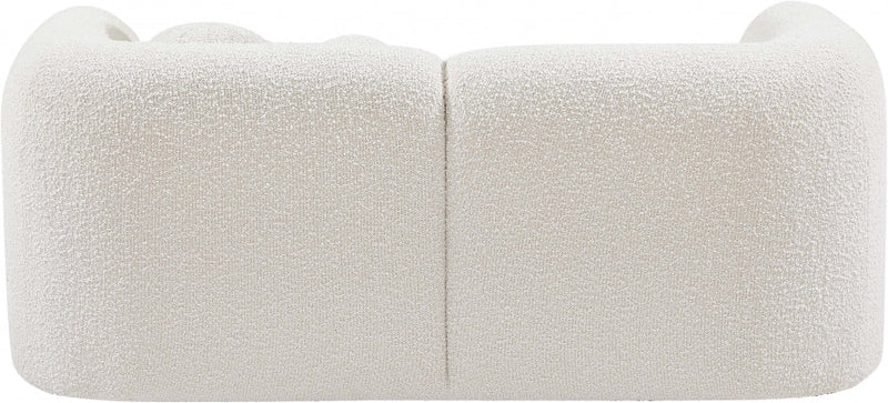 Emory 66" Boucle Fabric Upholstered Loveseat in Cream - 139Cream-L