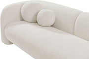 Emory 66" Boucle Fabric Upholstered Loveseat in Cream - 139Cream-L