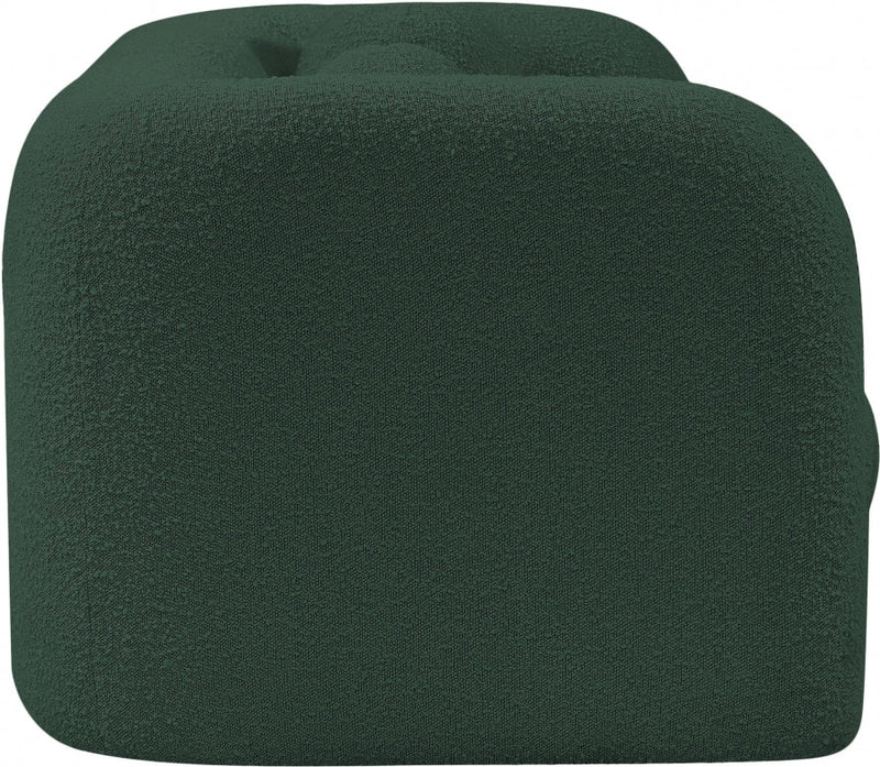 Emory 66" Boucle Fabric Upholstered Loveseat in Green - 139Green-L
