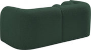 Emory 66" Boucle Fabric Upholstered Loveseat in Green - 139Green-L