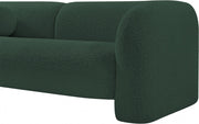Emory 66" Boucle Fabric Upholstered Loveseat in Green - 139Green-L