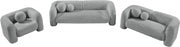 Emory 66" Boucle Fabric Upholstered Loveseat in Grey - 139Grey-L