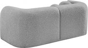 Emory 66" Boucle Fabric Upholstered Loveseat in Grey - 139Grey-L