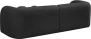 Emory 89" Boucle Fabric Upholstered Sofa in Black - 139Black-S