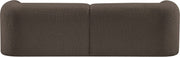 Emory 89" Boucle Fabric Upholstered Sofa in Brown - 139Brown-S