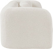 Emory 89" Boucle Fabric Upholstered Sofa in Cream - 139Cream-S