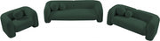 Emory 89" Boucle Fabric Upholstered Sofa in Green - 139Green-S