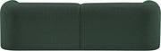 Emory 89" Boucle Fabric Upholstered Sofa in Green - 139Green-S
