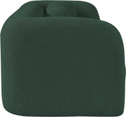 Emory 89" Boucle Fabric Upholstered Sofa in Green - 139Green-S