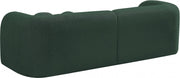 Emory 89" Boucle Fabric Upholstered Sofa in Green - 139Green-S