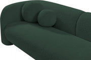 Emory 89" Boucle Fabric Upholstered Sofa in Green - 139Green-S