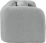 Emory 89" Boucle Fabric Upholstered Sofa in Grey - 139Grey-S
