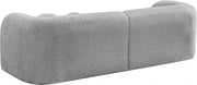 Emory 89" Boucle Fabric Upholstered Sofa in Grey - 139Grey-S
