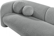 Emory 89" Boucle Fabric Upholstered Sofa in Grey - 139Grey-S