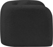 Emory Boucle Fabric Upholstered Chair in Black - 139Black-C