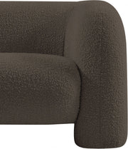 Emory Boucle Fabric Upholstered Chair in Brown - 139Brown-C