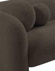 Emory Boucle Fabric Upholstered Chair in Brown - 139Brown-C
