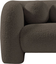 Emory Boucle Fabric Upholstered Chair in Brown - 139Brown-C