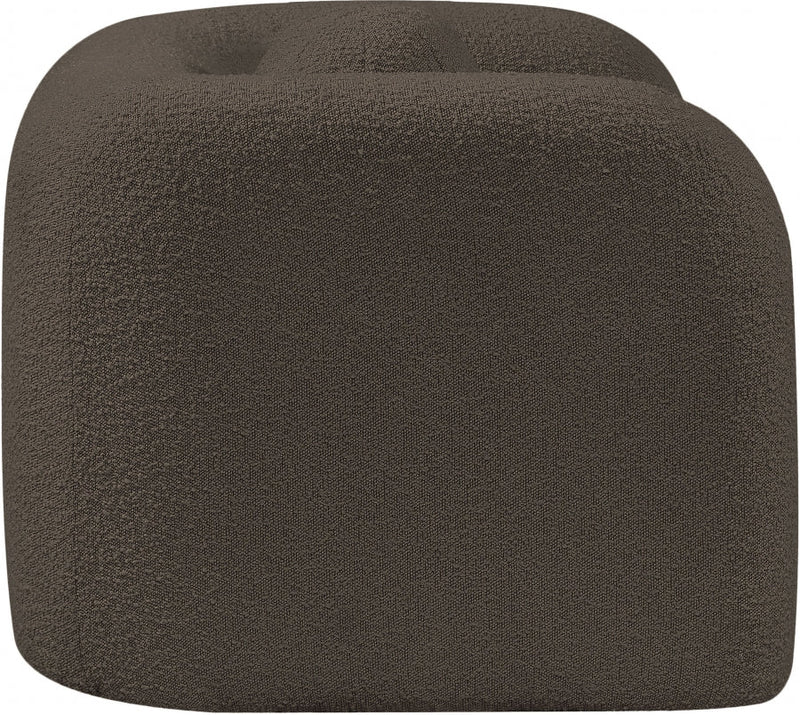 Emory Boucle Fabric Upholstered Chair in Brown - 139Brown-C