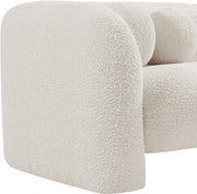 Emory Boucle Fabric Upholstered Chair in Cream - 139Cream-C