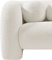 Emory Boucle Fabric Upholstered Chair in Cream - 139Cream-C