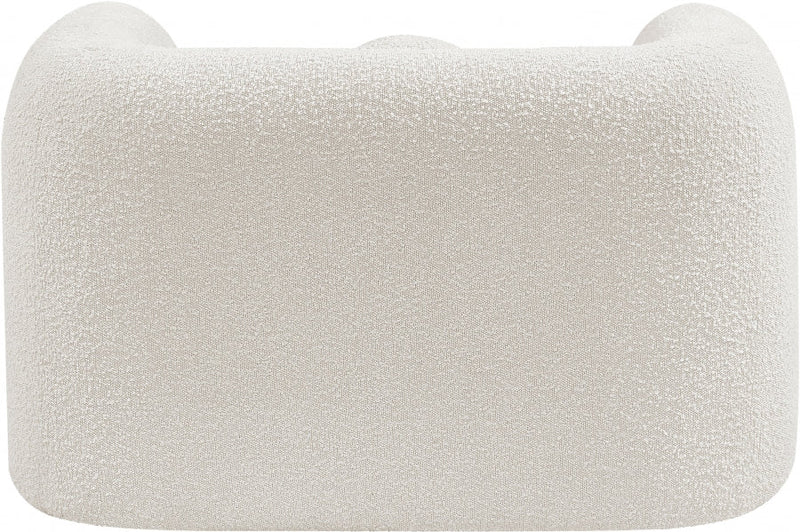 Emory Boucle Fabric Upholstered Chair in Cream - 139Cream-C