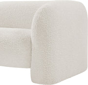 Emory Boucle Fabric Upholstered Chair in Cream - 139Cream-C