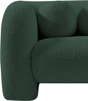 Emory Boucle Fabric Upholstered Chair in Green - 139Green-C