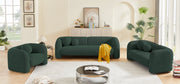 Emory Boucle Fabric Upholstered Chair in Green - 139Green-C