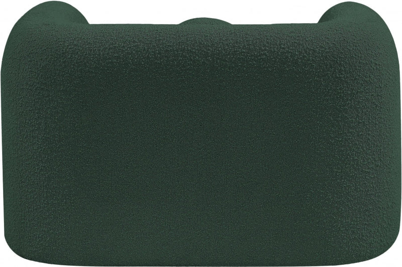 Emory Boucle Fabric Upholstered Chair in Green - 139Green-C
