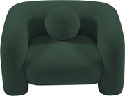 Emory Boucle Fabric Upholstered Chair in Green - 139Green-C