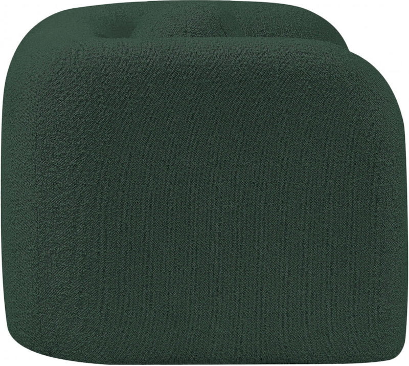 Emory Boucle Fabric Upholstered Chair in Green - 139Green-C