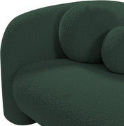 Emory Boucle Fabric Upholstered Chair in Green - 139Green-C