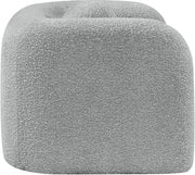 Emory Boucle Fabric Upholstered Chair in Grey - 139Grey-C