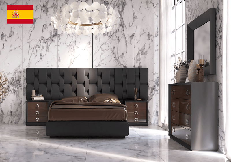 Emporio Black Bedroom SET - p12894